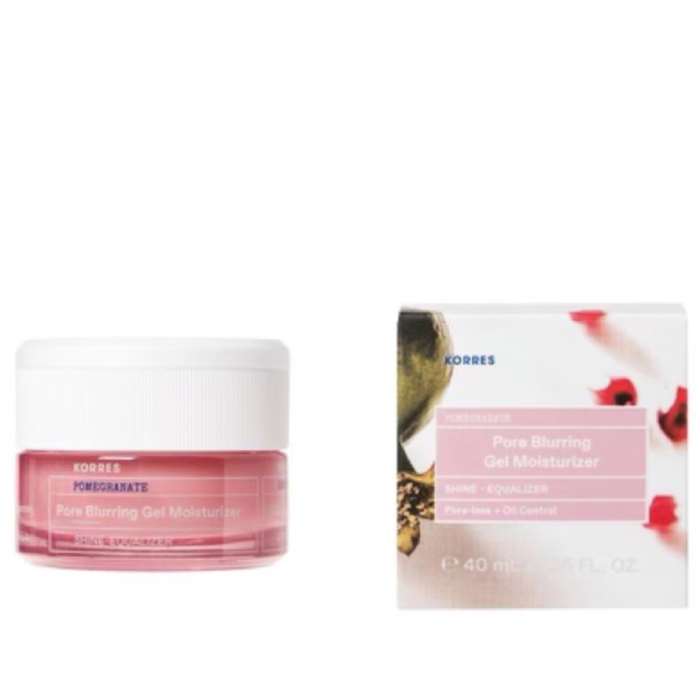 NIB KORRES Pomegranate Pore Blurring Shine Gel Moisturizer Full Size - Picture 4 of 7